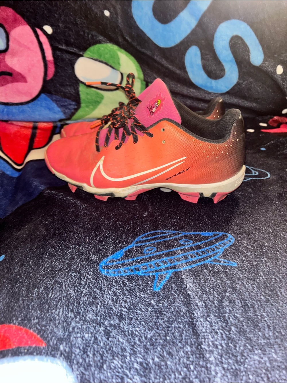 Nike Kids Gradient Pink/Black Soccer Cleats